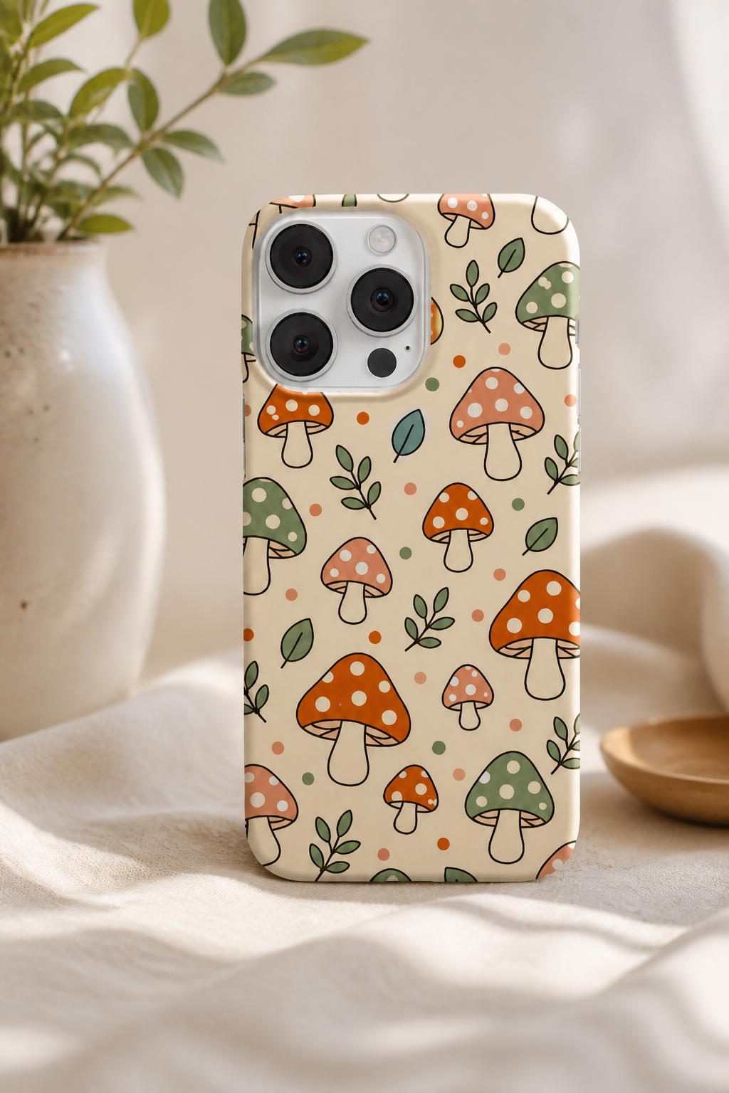 Cottagecore Mushroom Phone Case